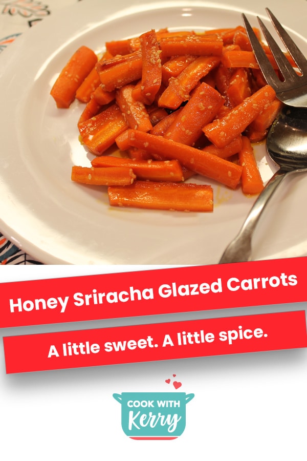 Honey Sriracha Glazed Carrots