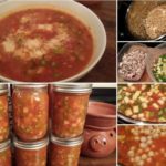 Instant Pot Vegetable Soup with Garbanzo Beans