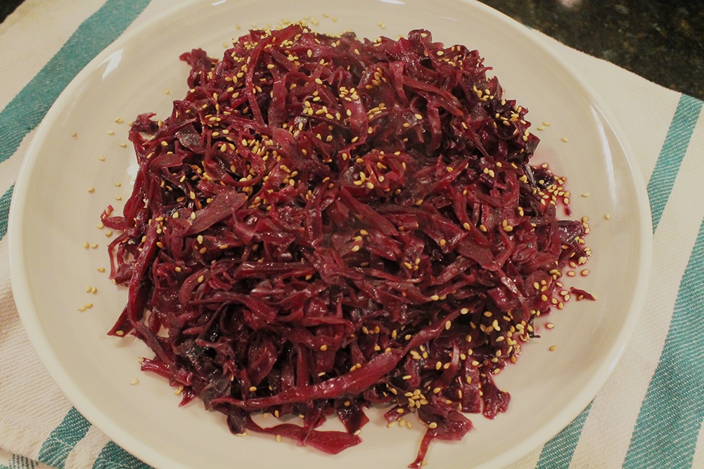 Sweet and Sour Red Cabbage