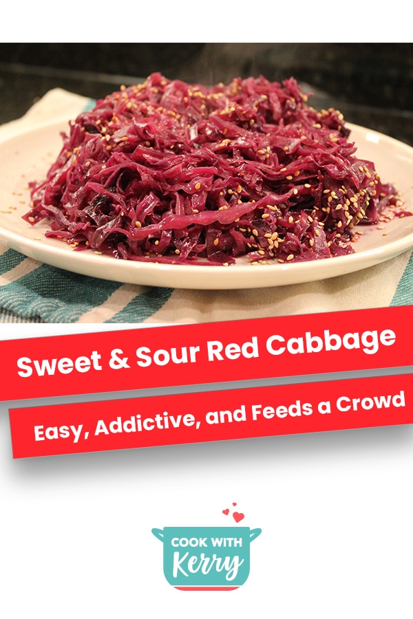 Sweet & Sour Braised Red Cabbage