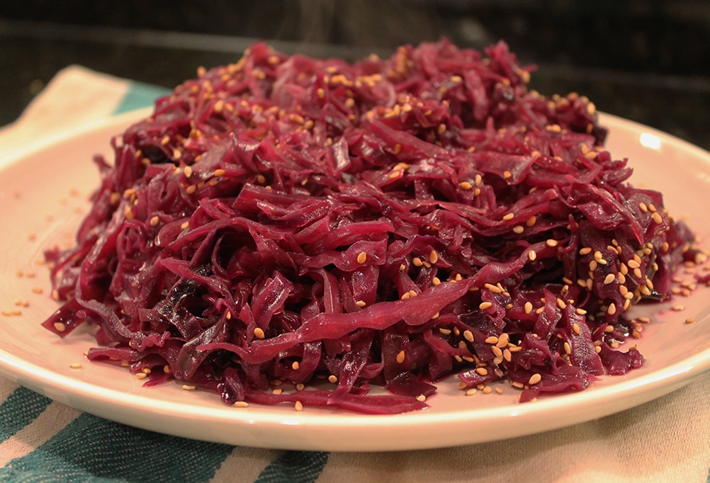 Sweet and Sour Red Cabbage