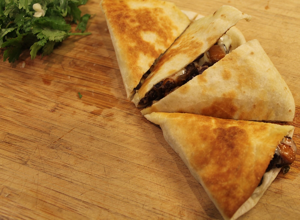 Sweet Potato & Black Bean Quesadillas