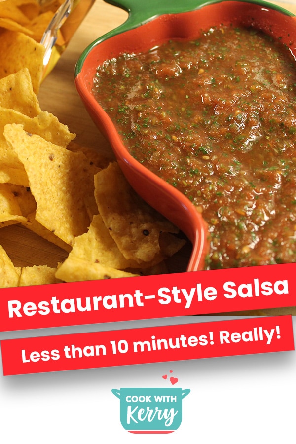 How to Make Salsa (Restaurant-Style in 10 Minutes or Less!)