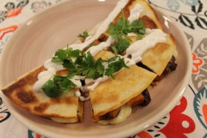 Sweet Potato & Black Bean Quesadillas