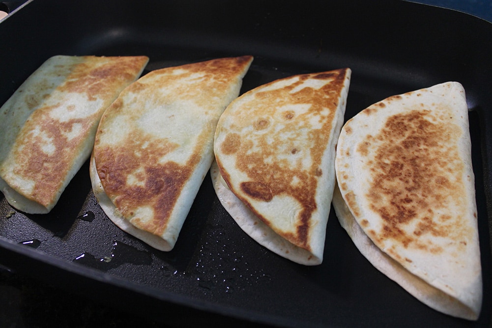 Toasted Sweet Potato & Black Bean Quesadillas