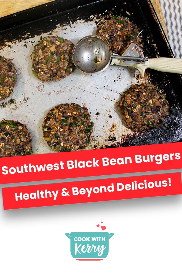 Southwest Black Bean Burgers | Healthy & Beyond Delicious!