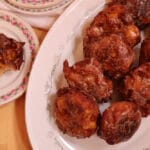 Apple Fritters with Chai Spice Glaze