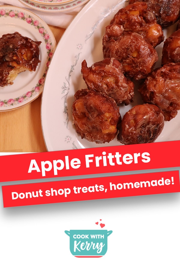 Apple Fritters with Chai Spice Glaze