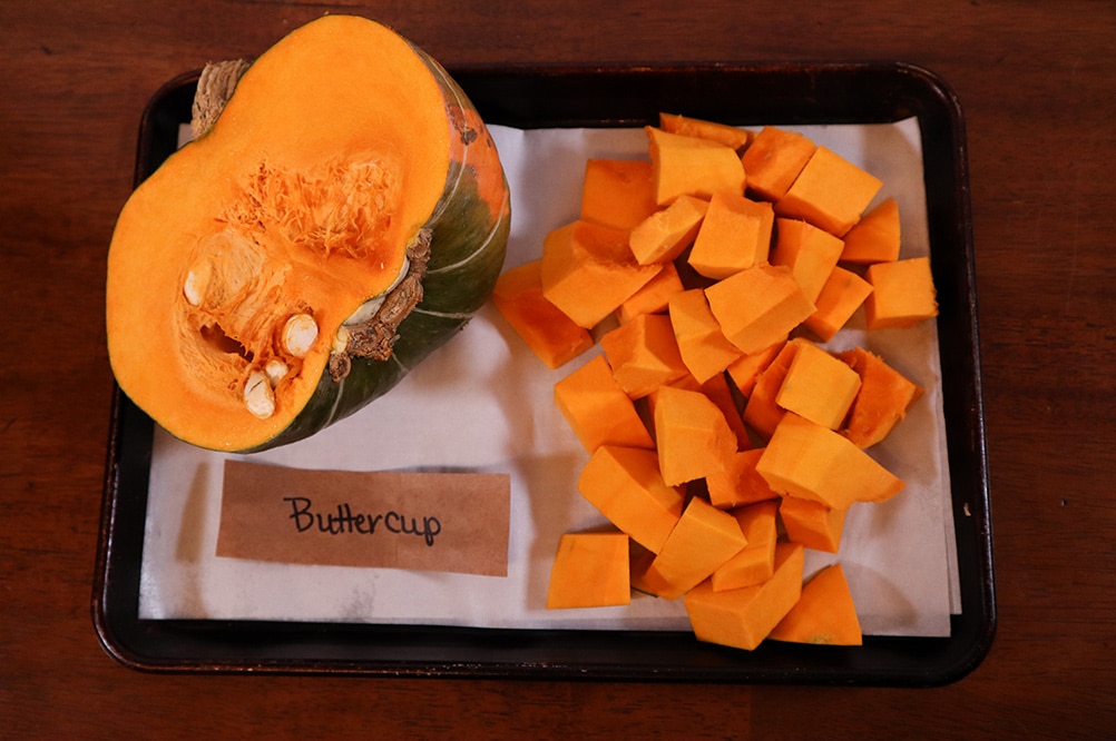 Raw Buttercup Squash