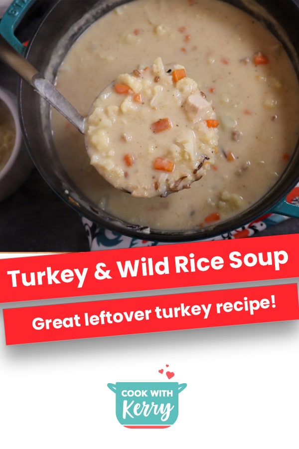 Creamy Turkey & Wild Rice Soup