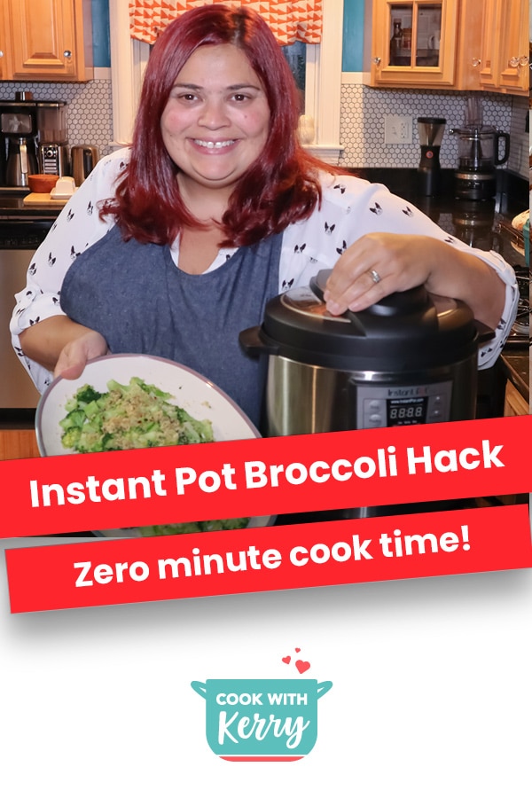 Instant Pot Broccoli Hack | Zero Minute Cook Time!