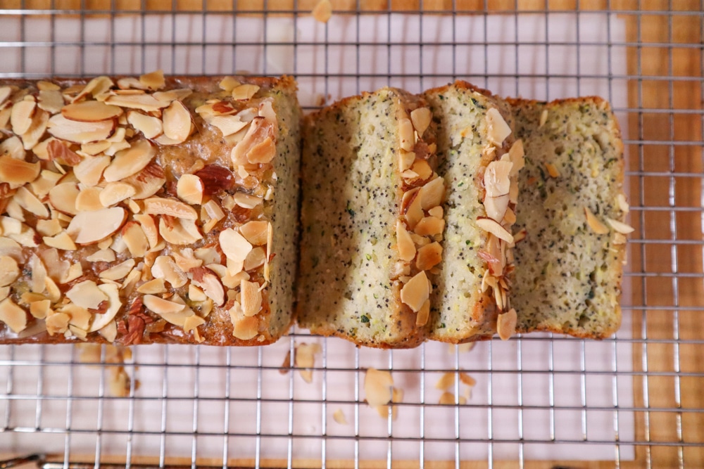 Lemon Almond Zucchini Bread