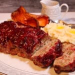 Cranberry Glazed Turkey Meatloaf