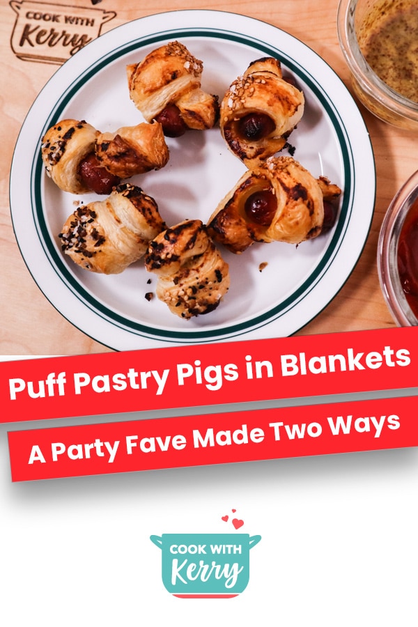 Puff Pastry Pigs in Blankets Two Ways