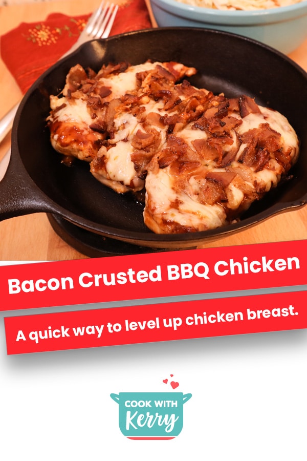 Bacon Crusted BBQ Chicken Breast | A Quick & Easy Weeknight Meal