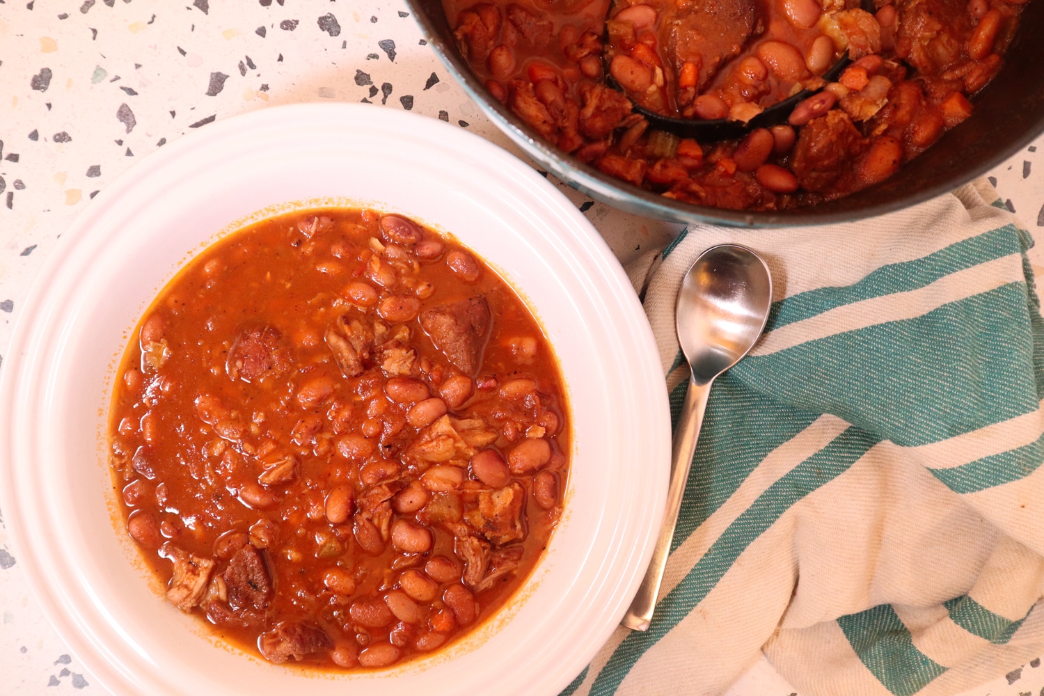 BBQ Pork & Bean Stew