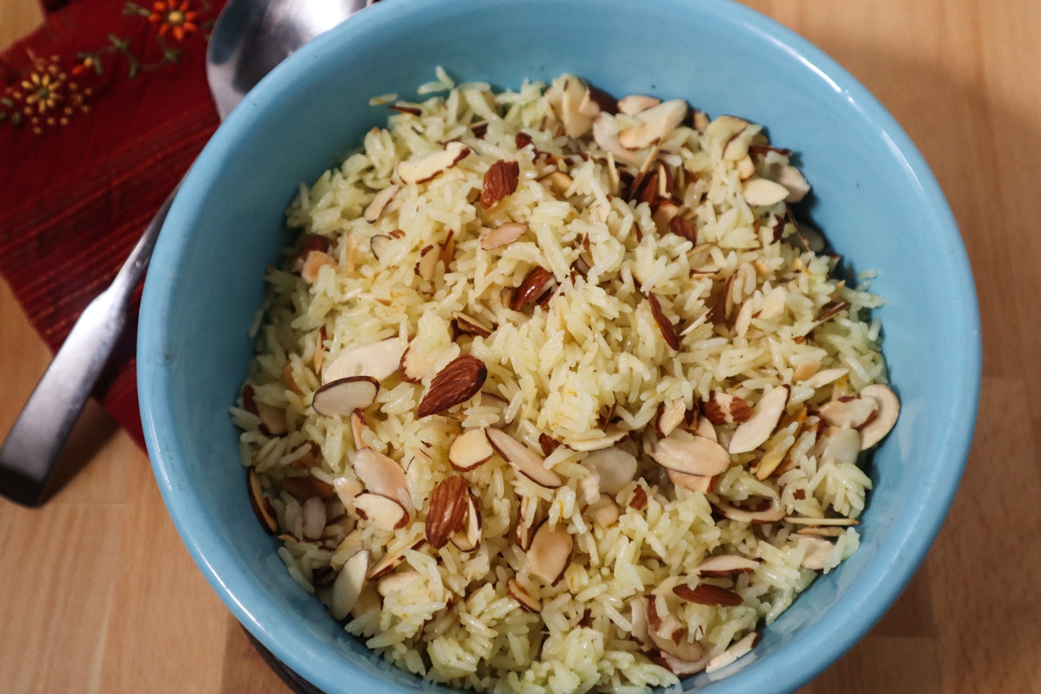 Instant Pot Orange Almond Rice Pilaf | Quick & Easy Side Dish