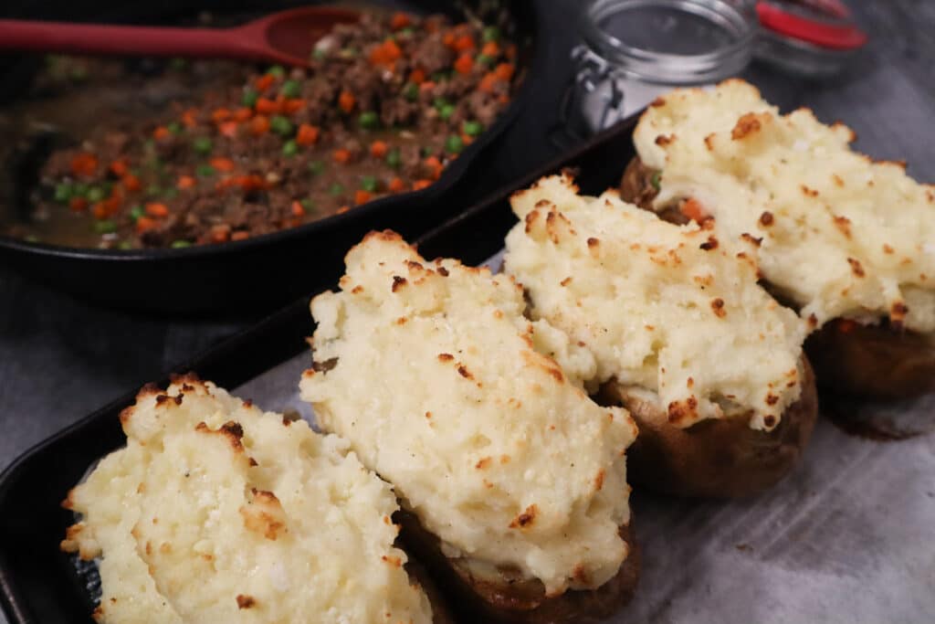 Shepherd's Pie Twice Baked Potatoes