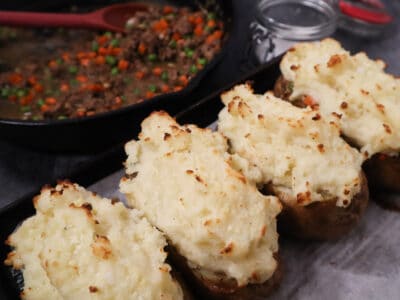 Shepherd's Pie Twice Baked Potatoes