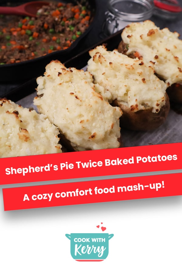 Shepherd's Pie Twice Baked Potatoes