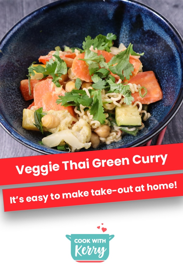 Veggie Thai Green Curry | Make Take-out at Home