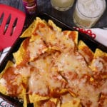 Cheese Nachos with Ranchero Sauce