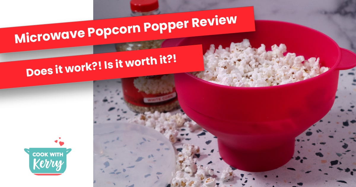 The Original Salbree Microwave Popcorn Popper, Silicone Popcorn Maker, 