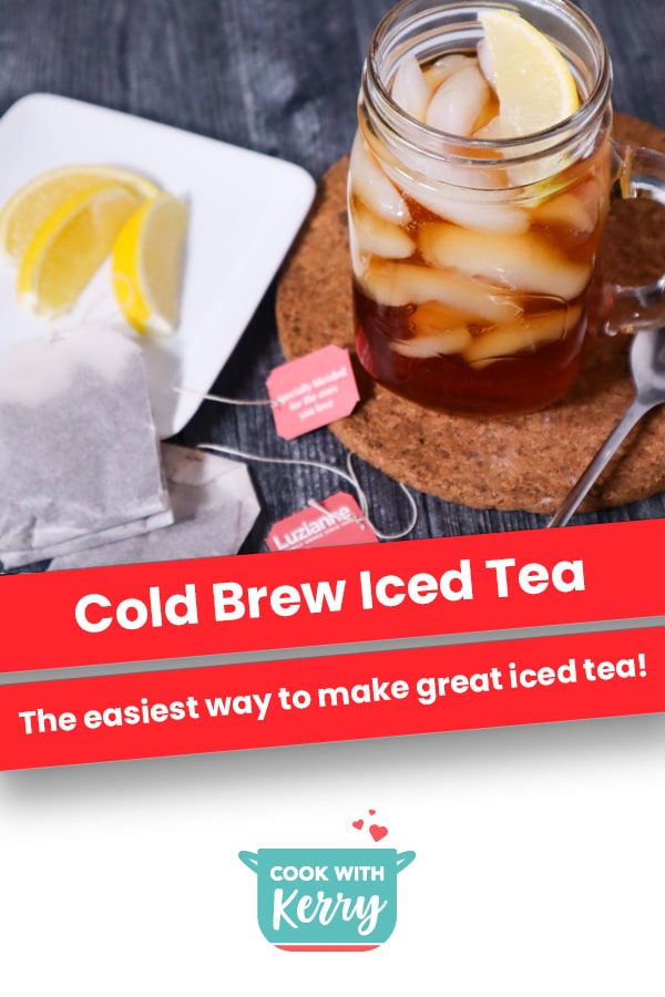 How to Make Cold Brew Tea with Tea Bags - Cold Brew Tea Bags - Simple &  Easy 