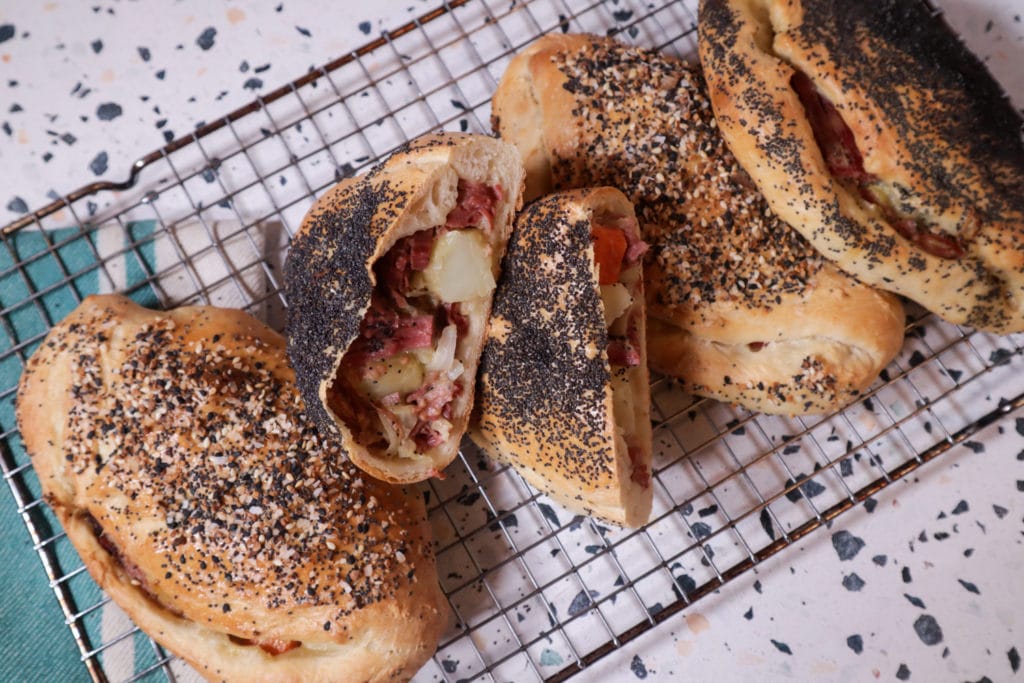 Corned Beef & Cabbage Calzones