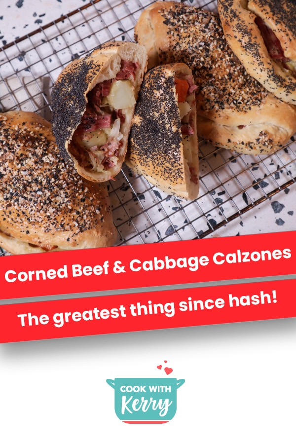 Corned Beef & Cabbage Calzones