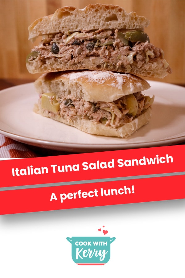 Italian Tuna Salad Sandwich