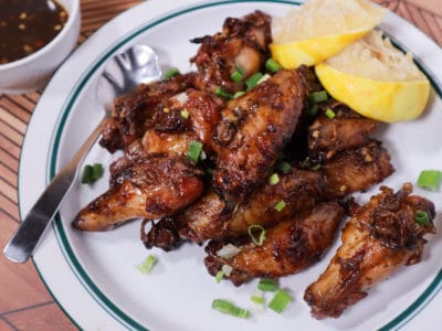 Oven Baked Balsamic Chicken Wings