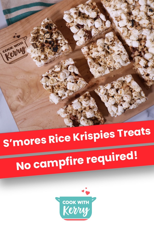 S'mores Rice Krispies Treats | No Campfire Required