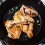 Tater Tot Breakfast Quesadillas