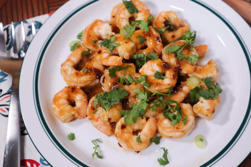 Spicy & Sweet Chipotle Honey Shrimp