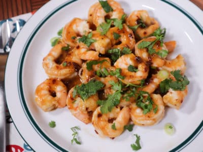 Spicy & Sweet Chipotle Honey Shrimp