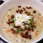 Leftover Mashed Potato Soup | The Easiest Baked Potato Soup Recipe