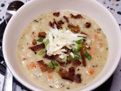 Leftover Mashed Potato Soup | The Easiest Baked Potato Soup Recipe