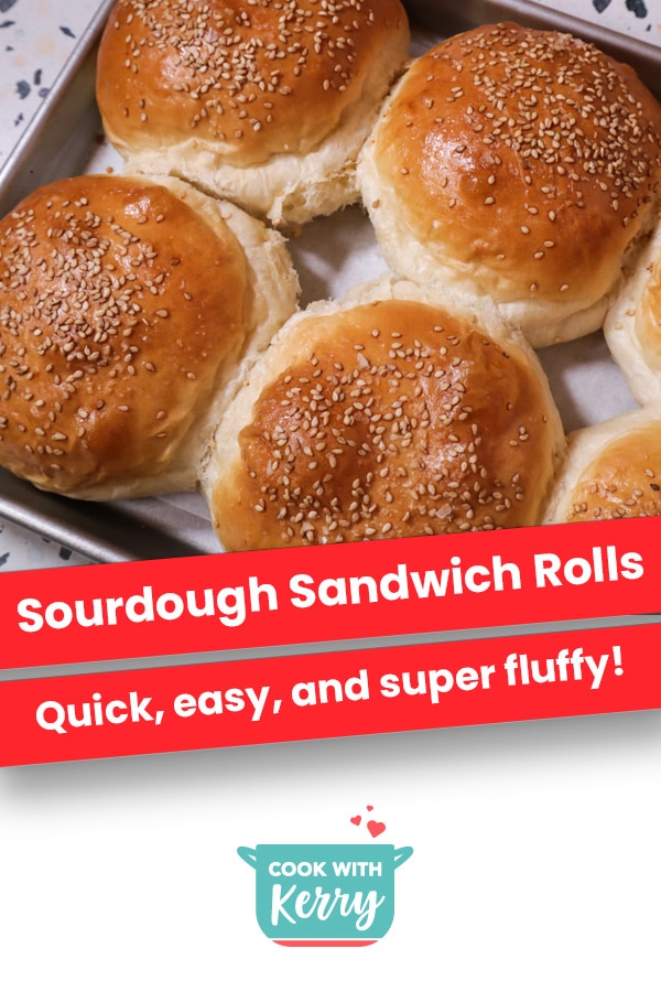 Sourdough Sandwich Rolls | A Perfect Sourdough Discard Recipe