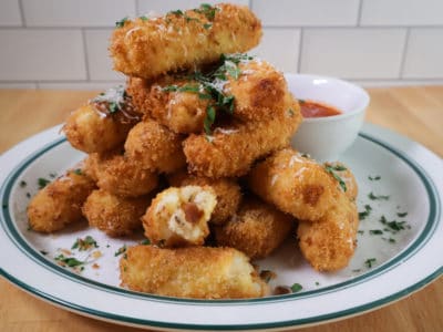 Pepperoni Pizza Potato Croquettes