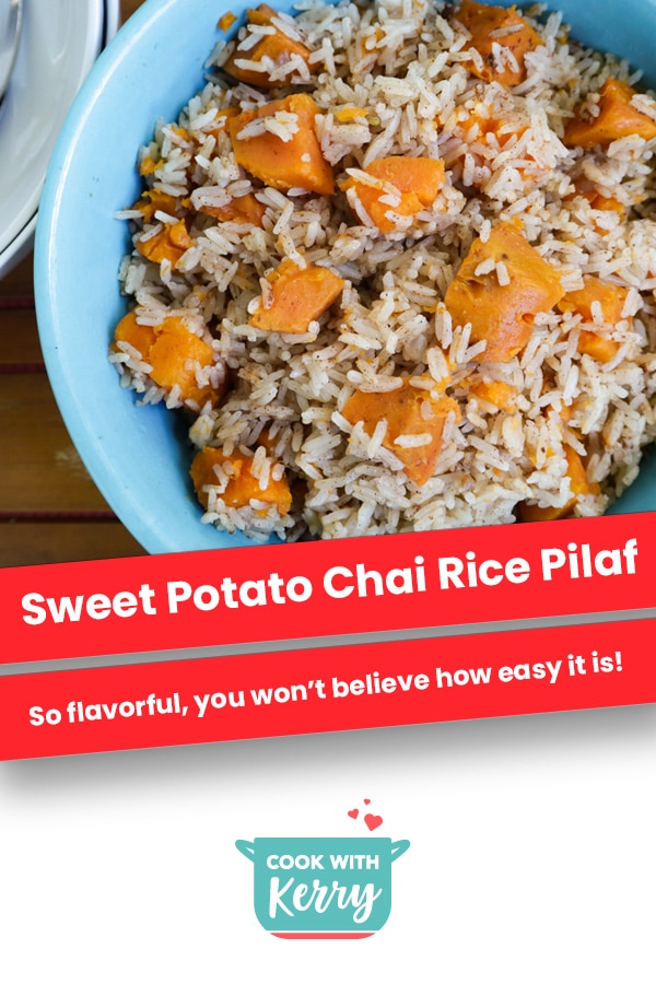Sweet Potato Chai Rice Pilaf