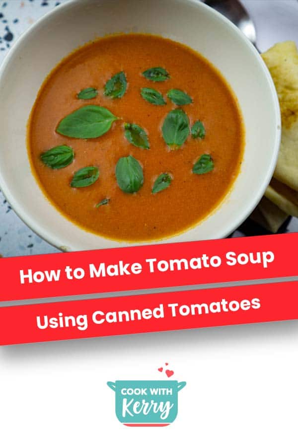 How to Make Tomato Soup from Canned Tomatoes