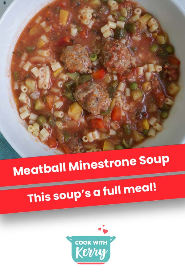 Meatball Minestrone Soup