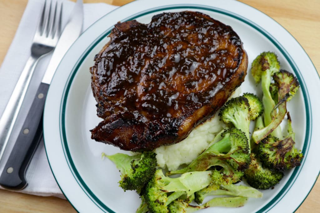 Balsamic Glazed Pork Chops