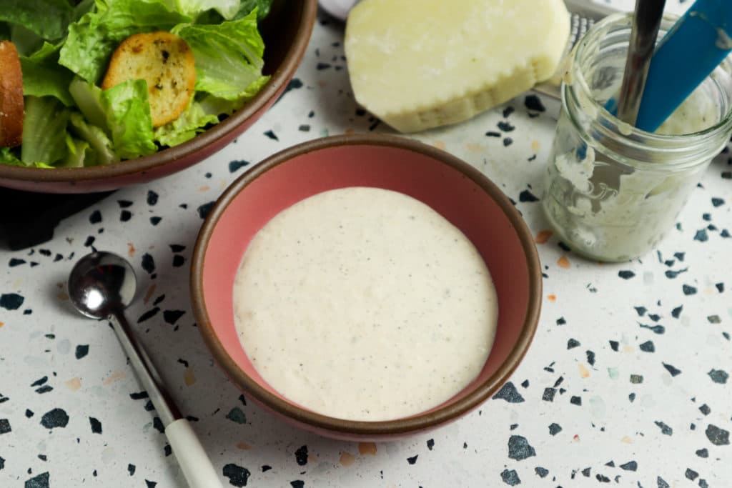 Creamy Caesar Salad Dressing | Big on Flavor Without Raw Eggs