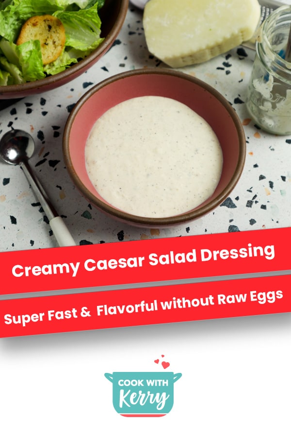 Creamy Caesar Salad Dressing | Big on Flavor Without Raw Eggs