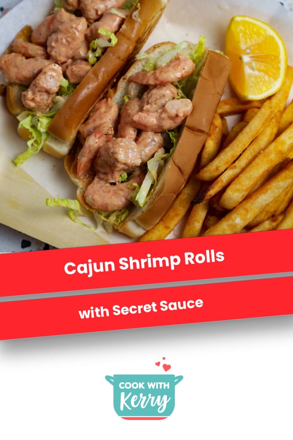 Cajun Shrimp Rolls with Secret Sauce