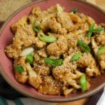 Roasted Cauliflower with Creamy Sesame Sauce