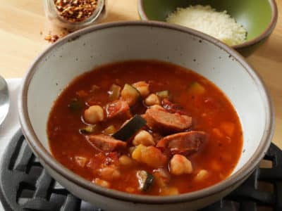 Italian Sausage Minestrone Soup