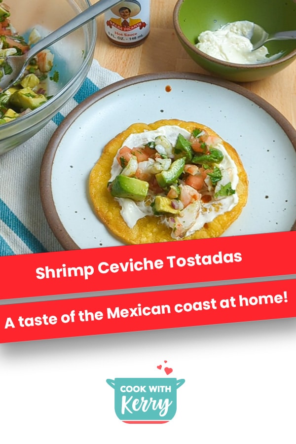 Shrimp Ceviche Tostadas